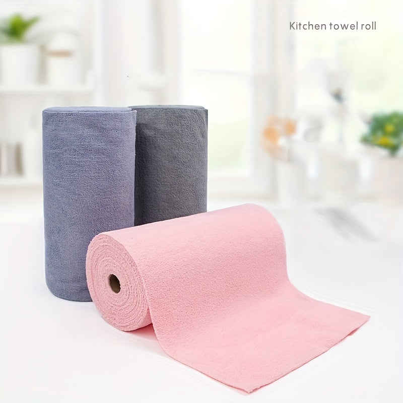 Microfiber Kitchen Towels Reusable Cloths Absorbent Cleaning Rags 20 Sheets