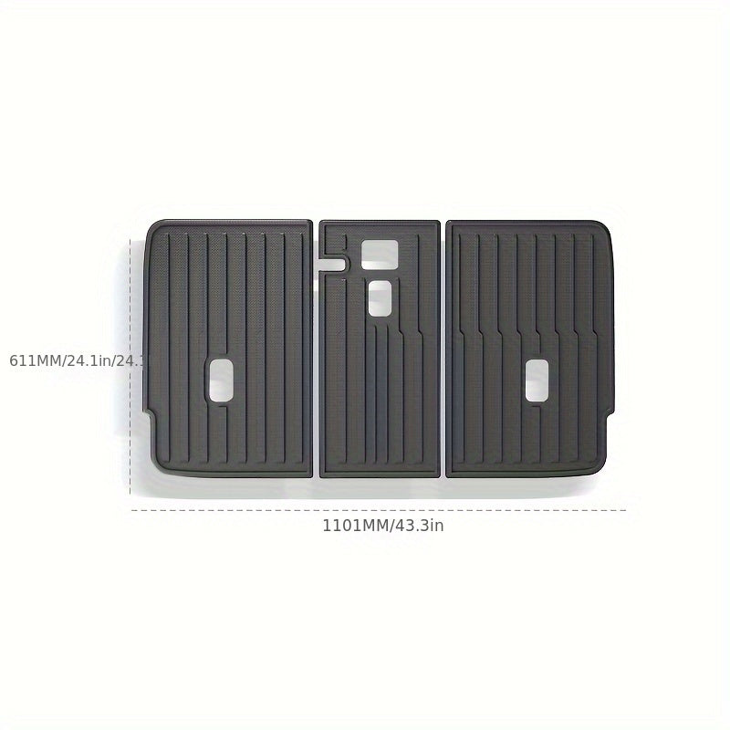 All-Weather TPE Car Rear Seat Back Protector for Second Row