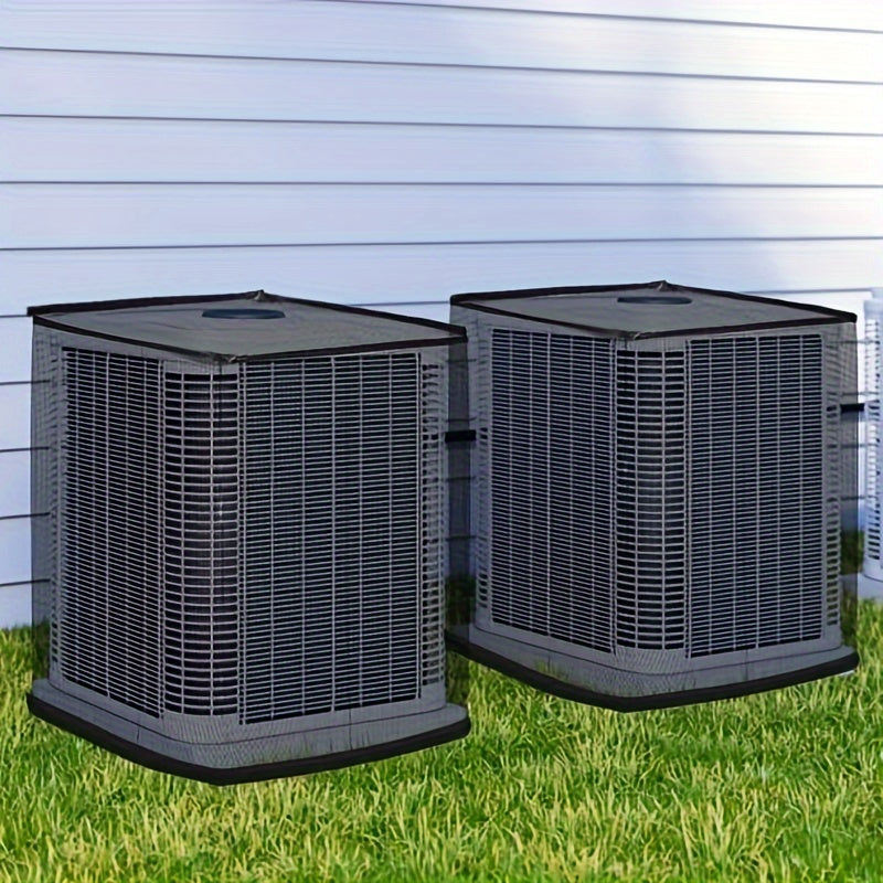 Funda ajustable de malla para aire acondicionado para protección exterior durante todo el año