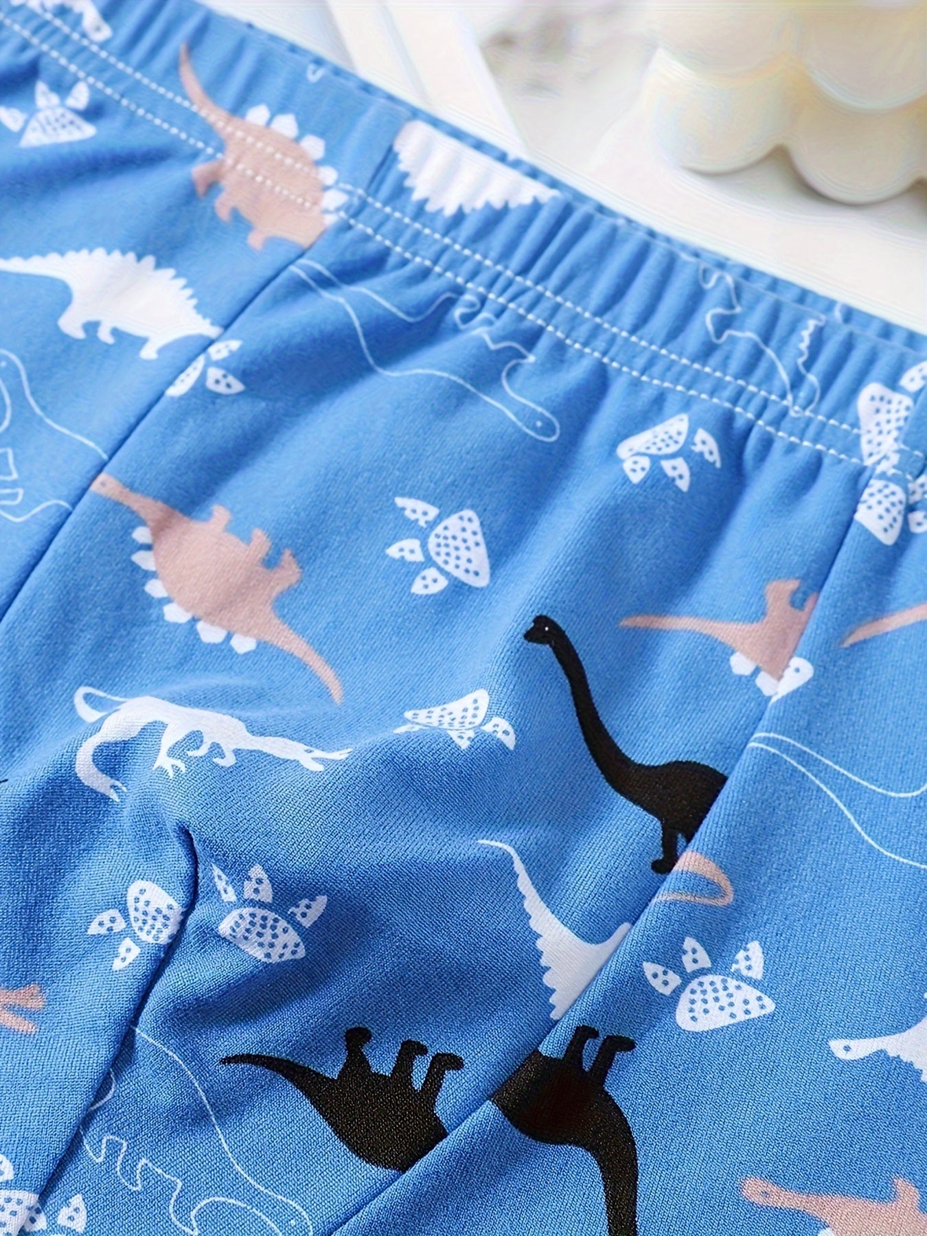 Boys 3-Pack Cotton Blend Boxer Briefs with Dinosaur Patterns, Breathable Comfortable Underwear