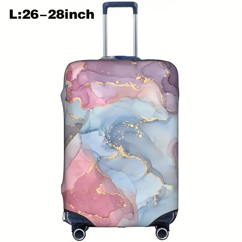 Cartoon Patterned Elastic Luggage Cover for Travel Suitcase or Duffle Case