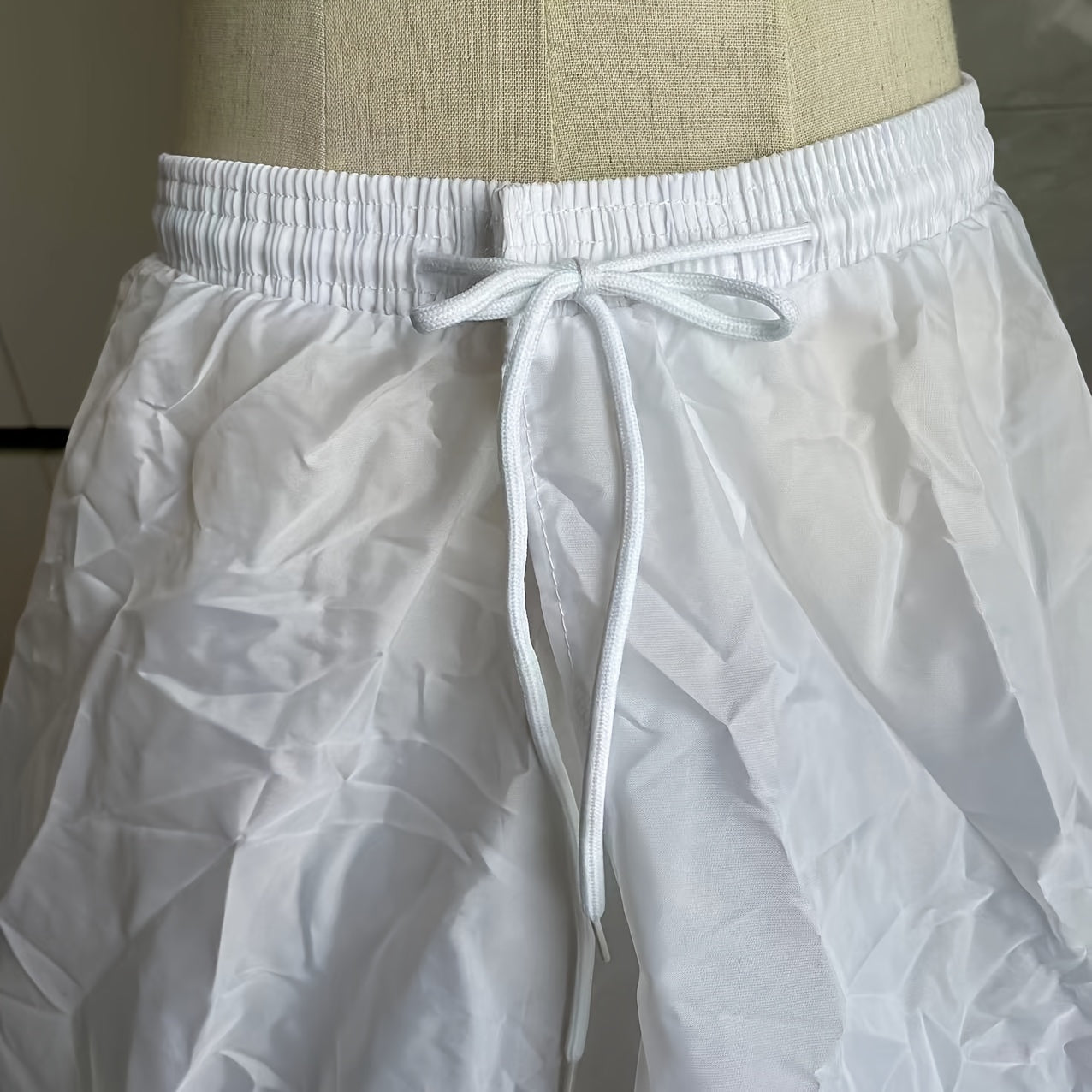 Girls Wedding Dress Crinoline Petticoat with Adjustable Size and 2 Hoop Layers