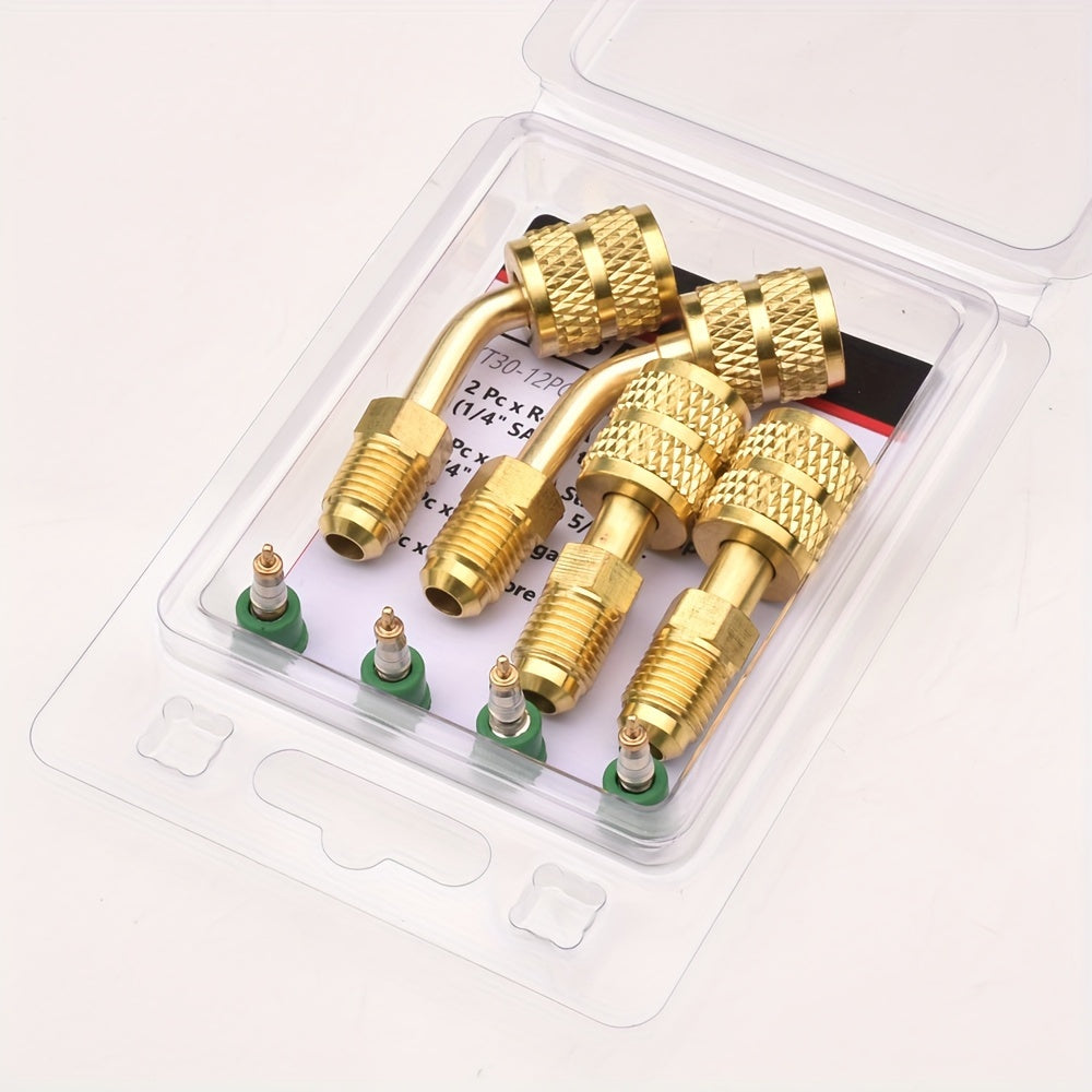 Quick Connect Fittings for R410A 1/4" SAE Male to 5/16" SAE Female HVAC Refrigeration