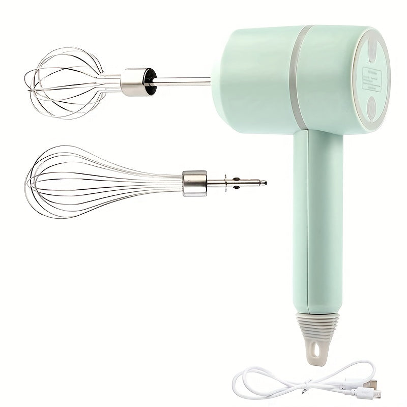 Batidora de mano inalámbrica para hornear y cocinar, potente, compacta