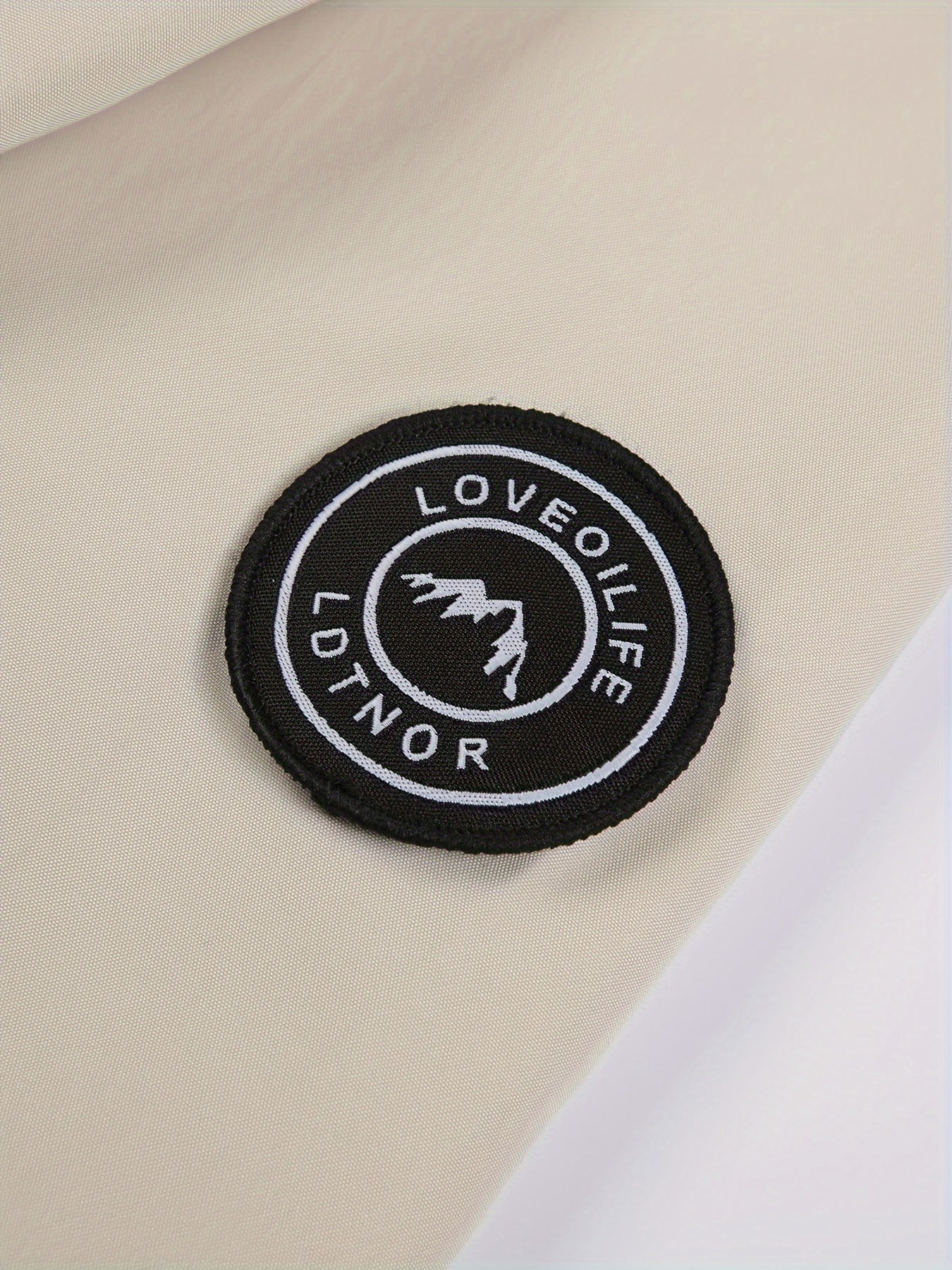 Lightweight Plus Size Bomber Jacket for Men with Hood and Pockets in Polyester for Spring and Fall