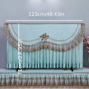 50 Inch Polyester LCD TV Dust Cover Wall-Mounted Lace Design Curved Protector
