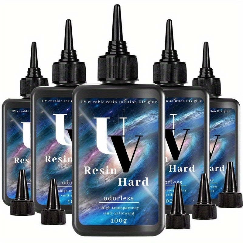 Low Viscosity UV Resin Kit for Jewelry and Crafts 100g-500g Super Transparent Finish
