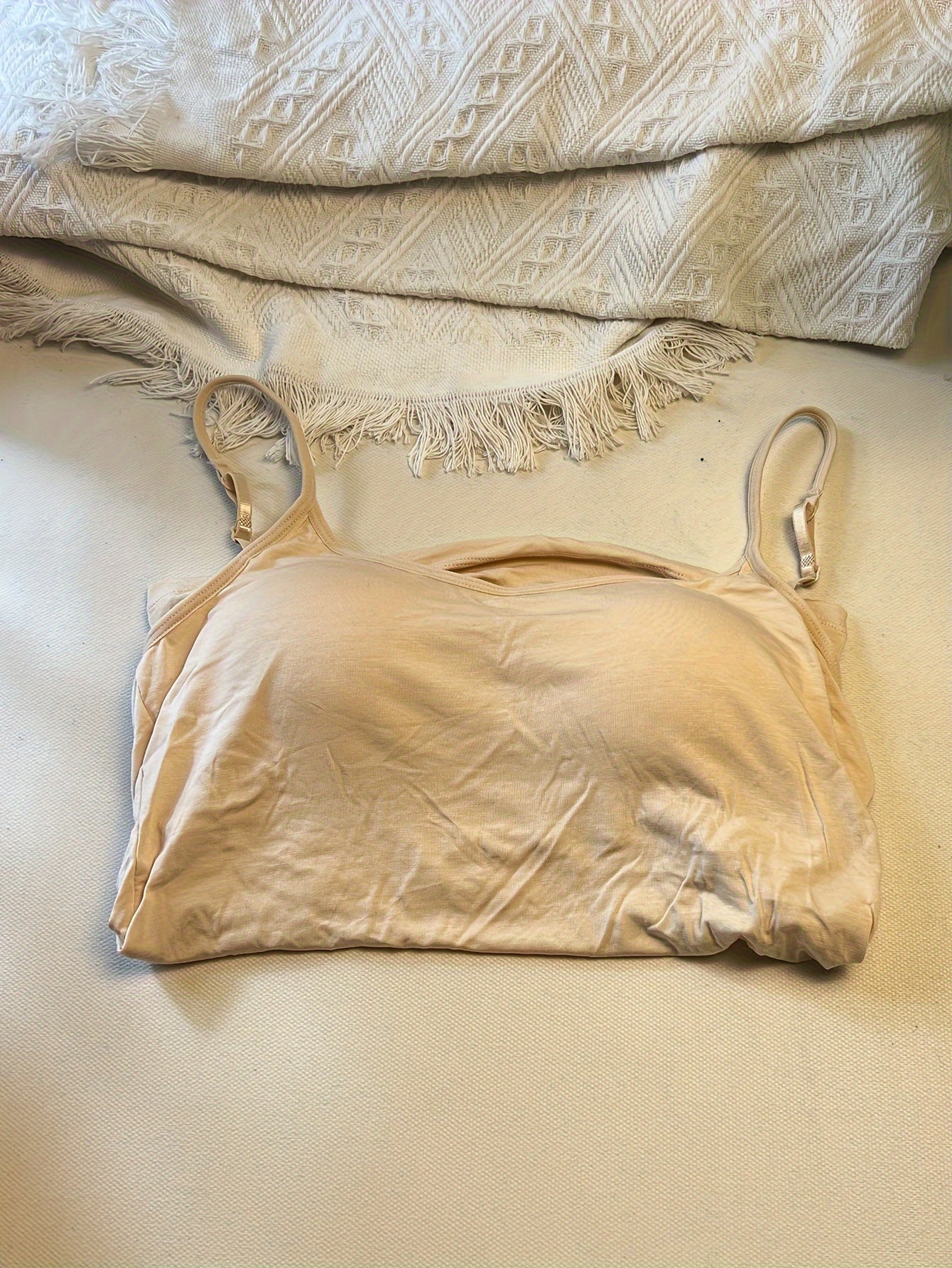 Women's Large Black Bralette with Chest Pad No Sleeves for Spring 2024