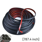 Rubber Car Door Seal Strip Double Layer Noise Reduction Vibration Dampening