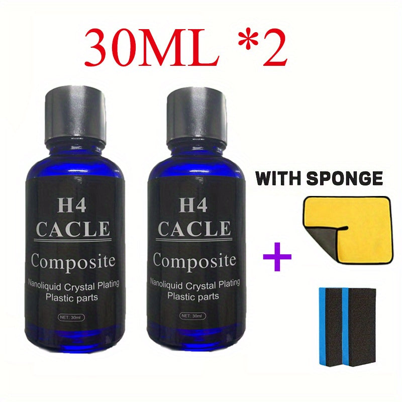 2-to'plam 30ml Nano Likvid Keramik Shisha Qoplamasi Gidrofob Avtomobil Yoqish