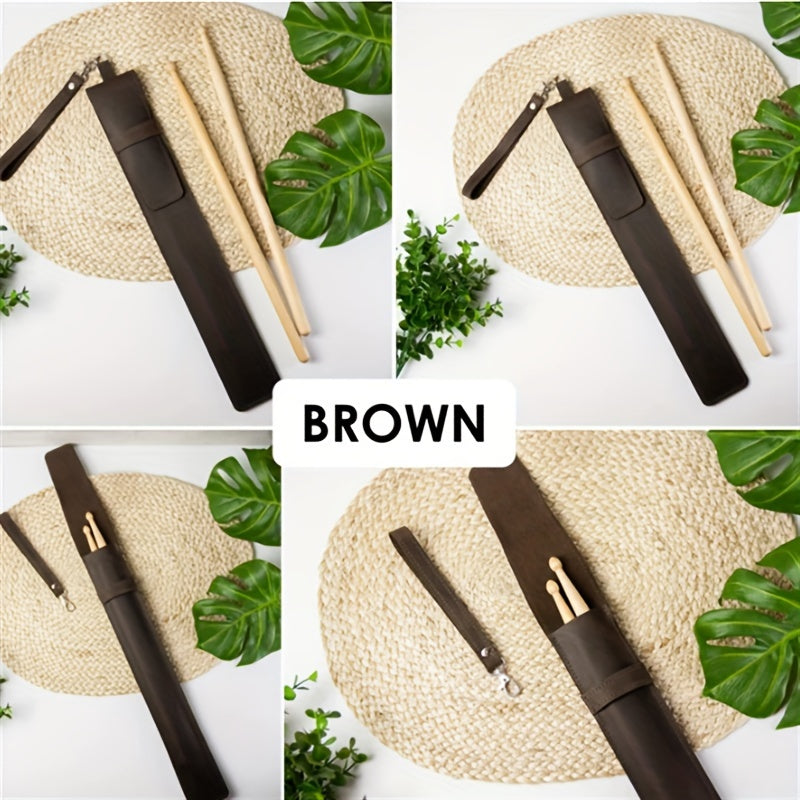 Waterproof Faux Leather Drum Case for Vintage Drums Storage Organizer