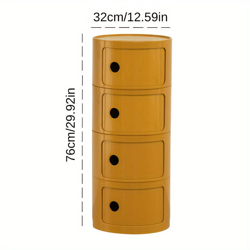 Bedside Table with Drawers 2/3/4 Drawer Options for Bedroom Living Room Office Storage