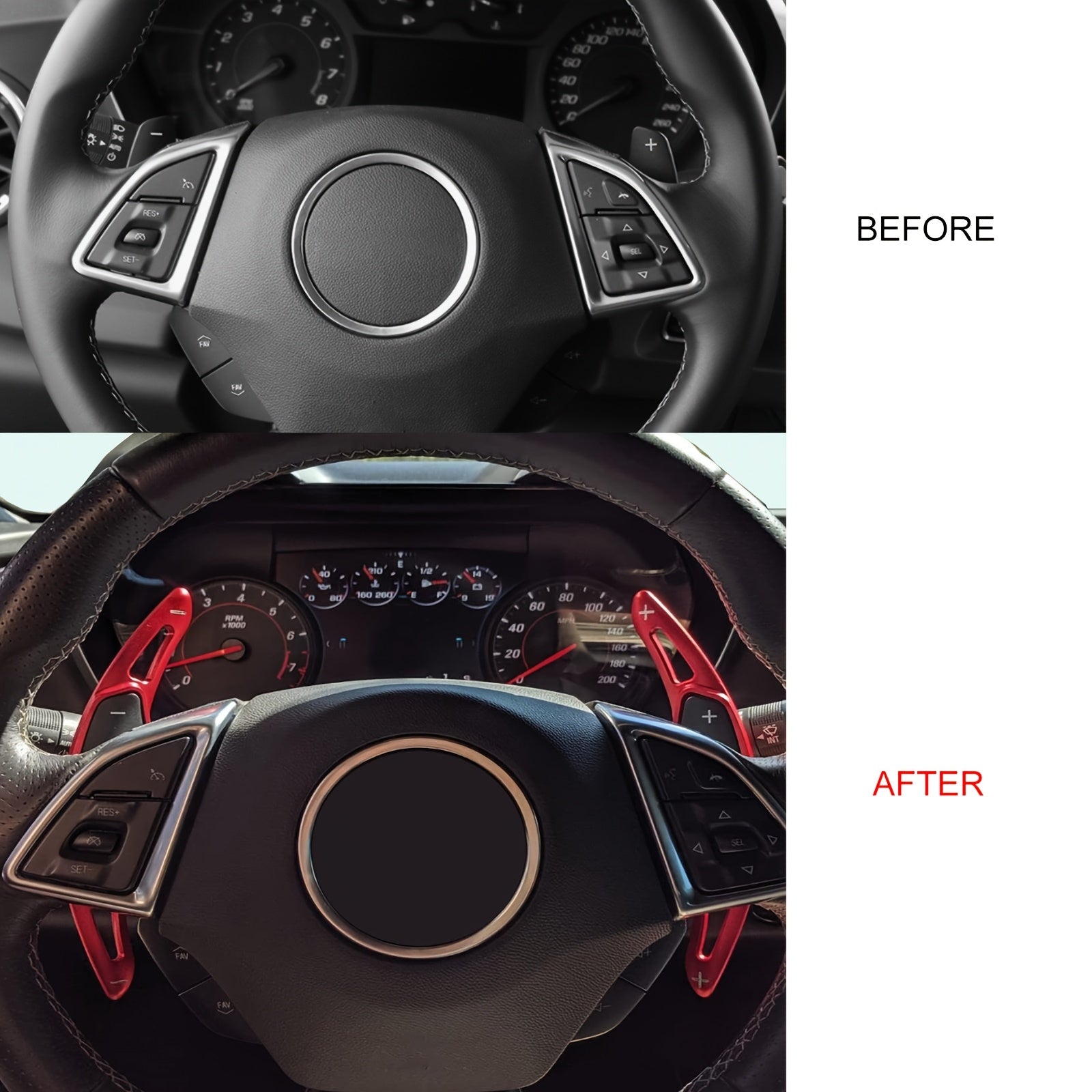 Расширение алюминиевой лепестковой переключалки для Chevrolet C7 Corvette 2014-2019