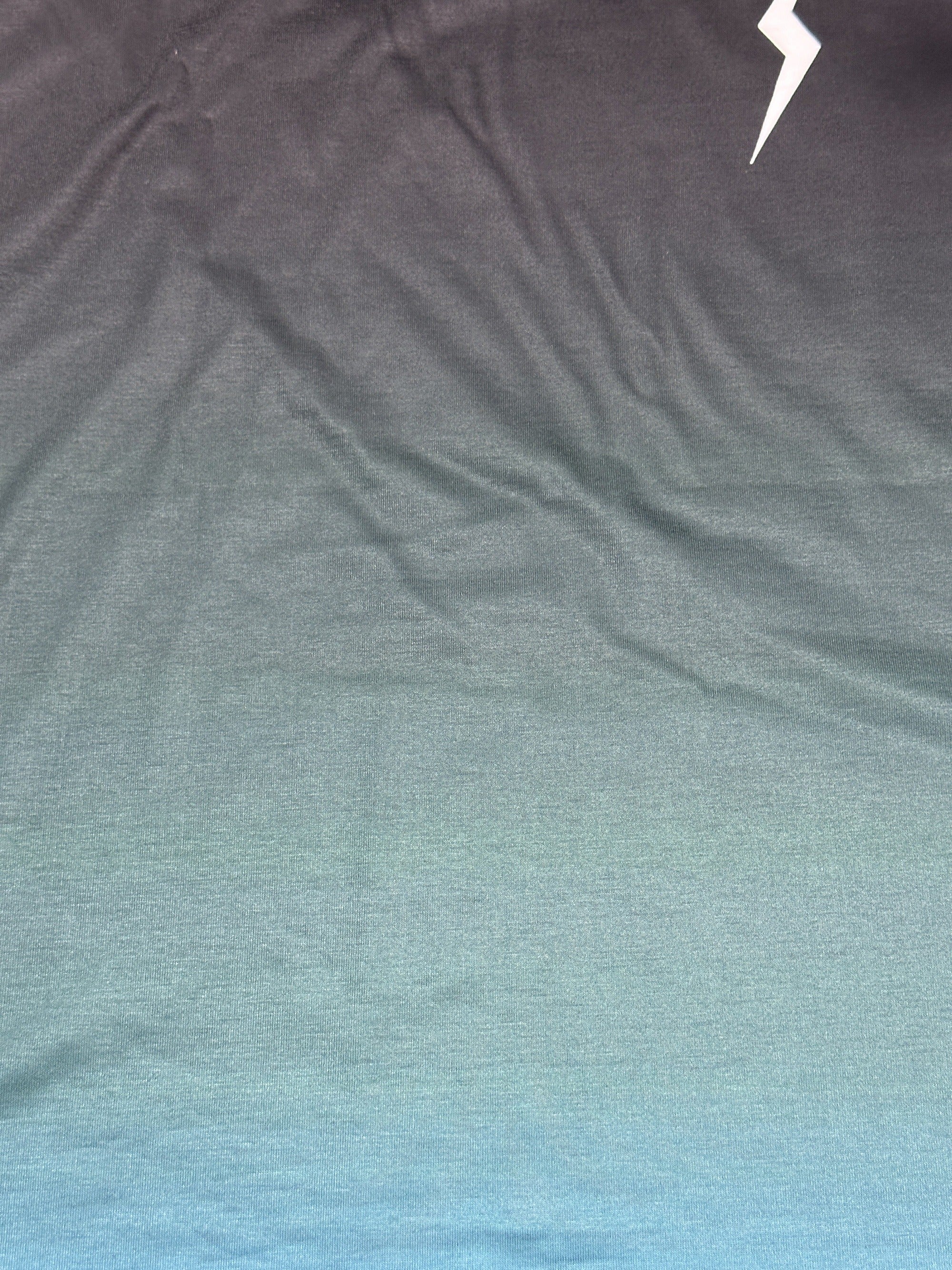 Мужская футболка с градиентным принтом большого размера, короткий рукав, повседневная, дышащая, летняя