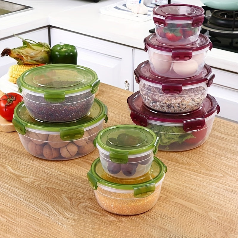 Food Storage Bowls for Kitchen, Veggie and Fruit Preservation, Microwave Safe