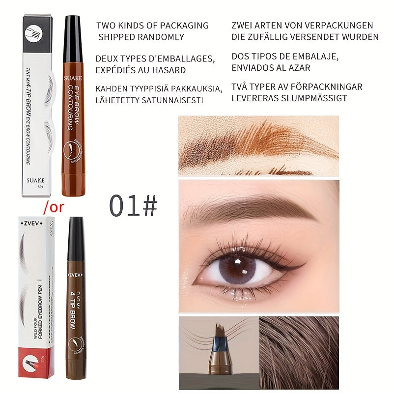 Bolígrafo de cejas a prueba de agua y de larga duración para microblading de mujer con punta fina