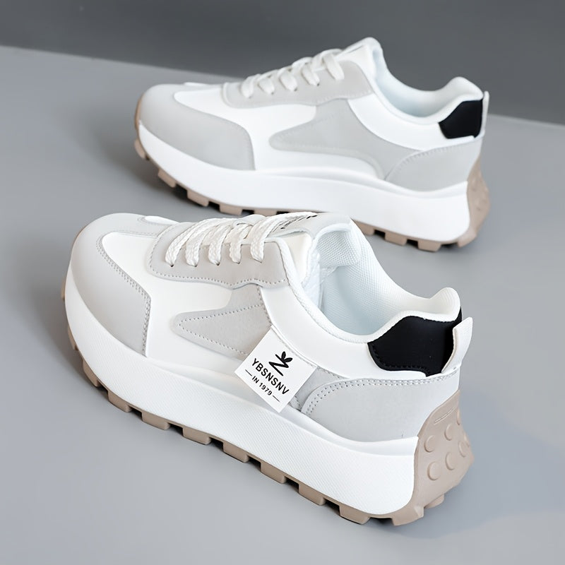 Women's Outdoor Sneakers Breathable Synthetic Fabric Cushioned Sole Casual Walkers