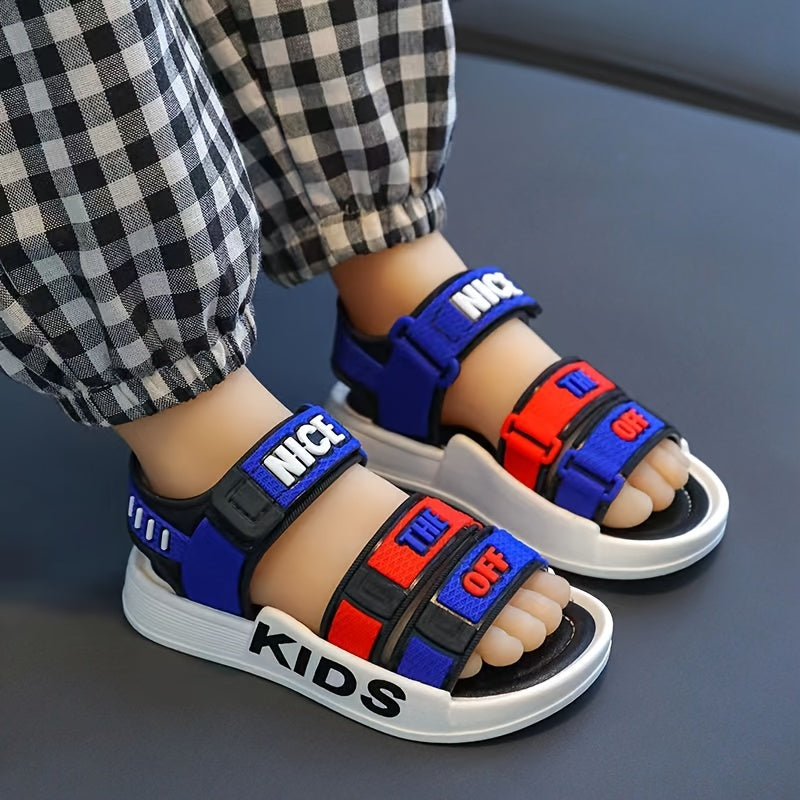 Boys Summer Sandals Kids' Breathable Non-Slip PVC Open Toe Casual Outdoor Shoes