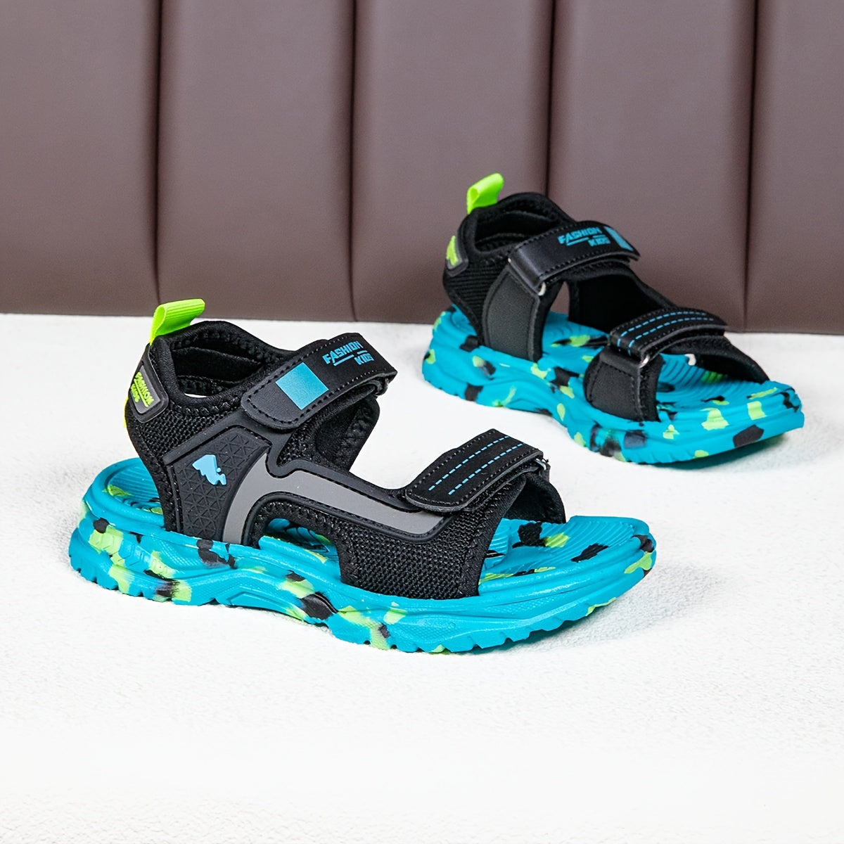 Boys Summer Beach Sandals Quick-Dry Breathable EVA Sole Casual Outdoor Shoes