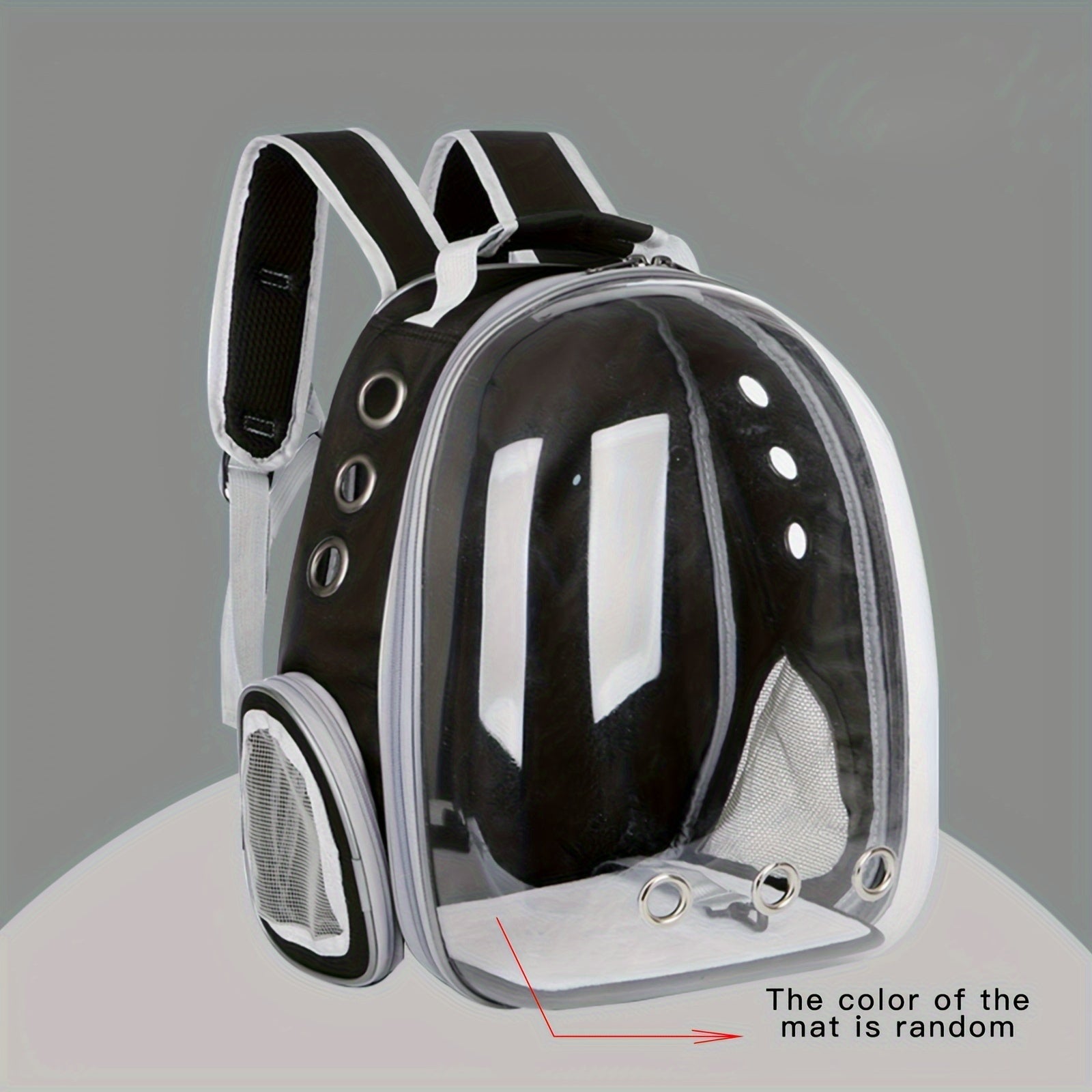 Mochila burbuja para mascotas para perros y gatos, transportín exterior con ventana de vista clara y ventilación