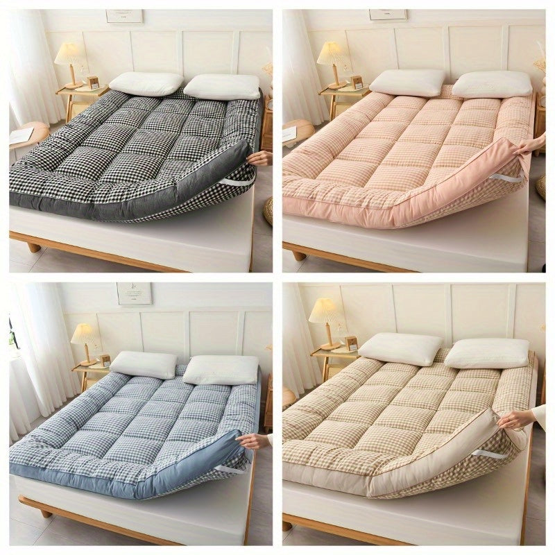 Soft Square Mattress Cover with Breathable Fluffy All-Season Comfort