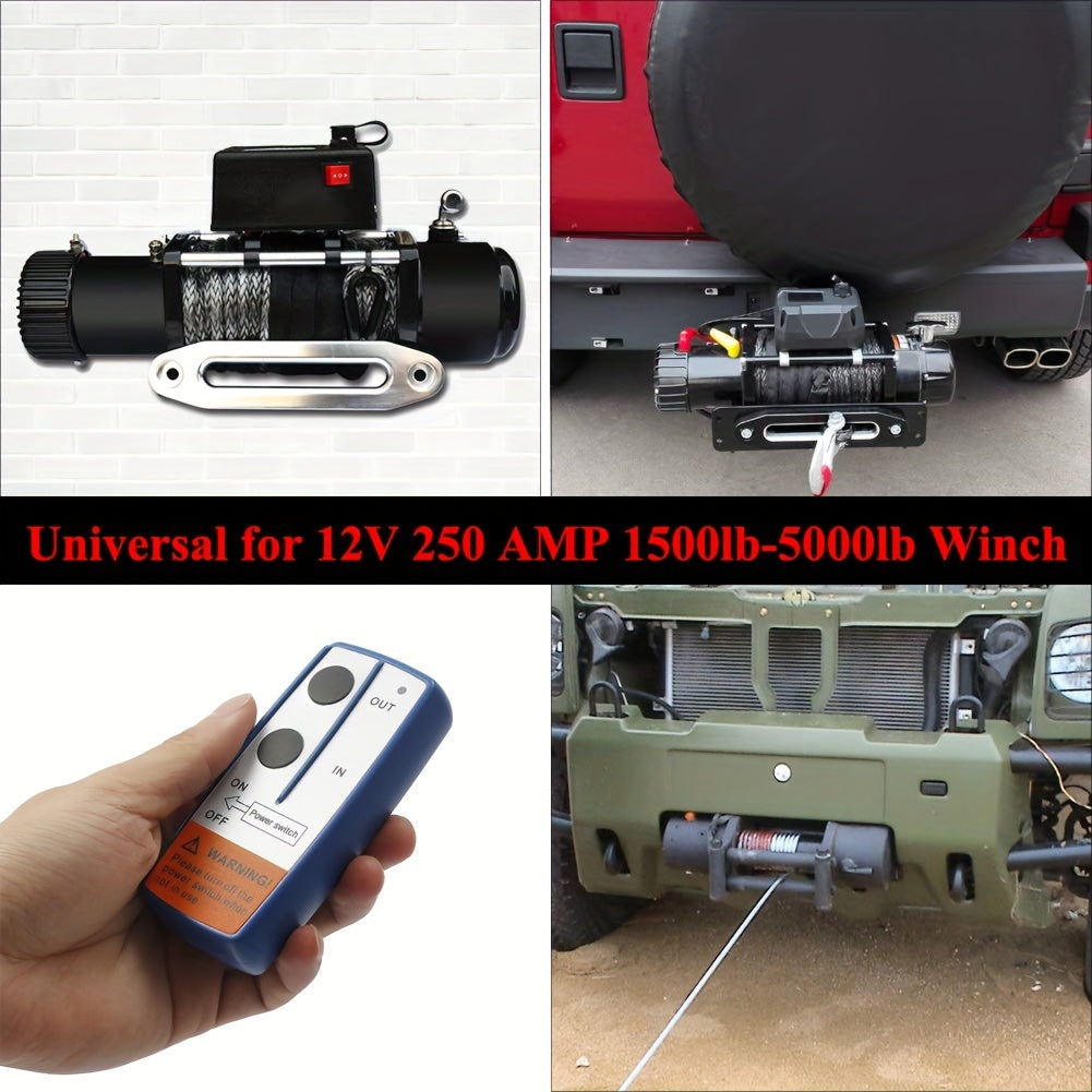 Wireless Winch Remote Control Kit 12-24V for ATV SUV with Durable Connectivity