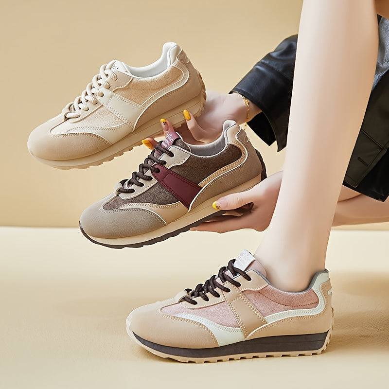 Female Thick Sole Sports Shoes Casual Street Photography