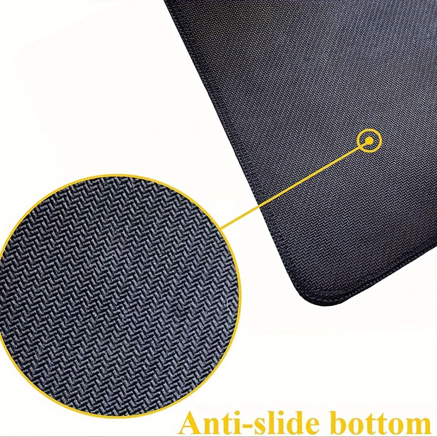 Alfombrilla para ratón de juego con gráfico de ola azul y blanca, XL, antideslizante, tapete de escritorio 80x30 cm