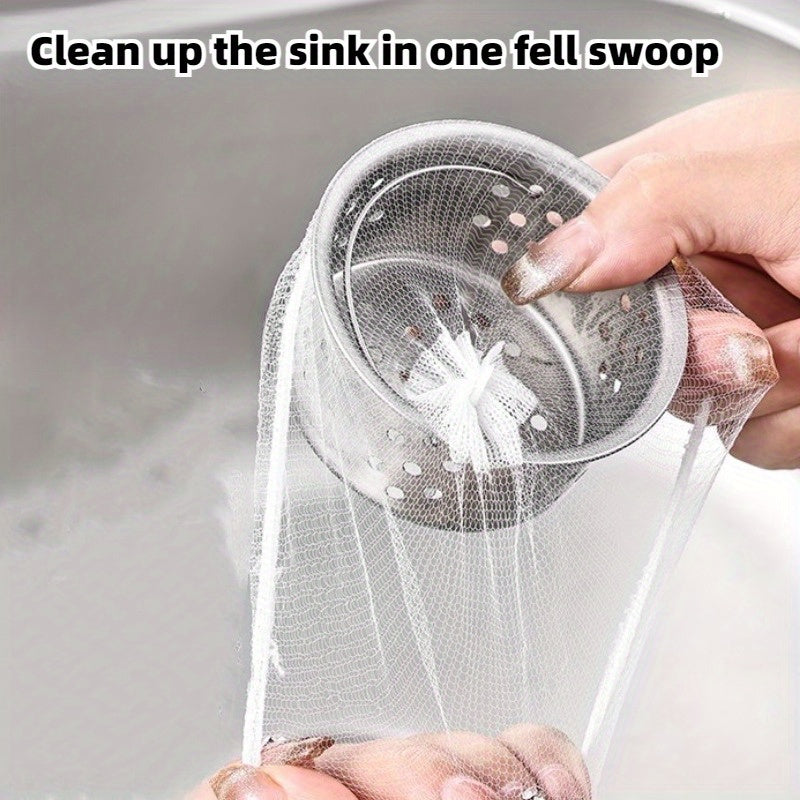 100 Disposable Kitchen Sink Strainers for Clogs Food Waste Drain Sewer