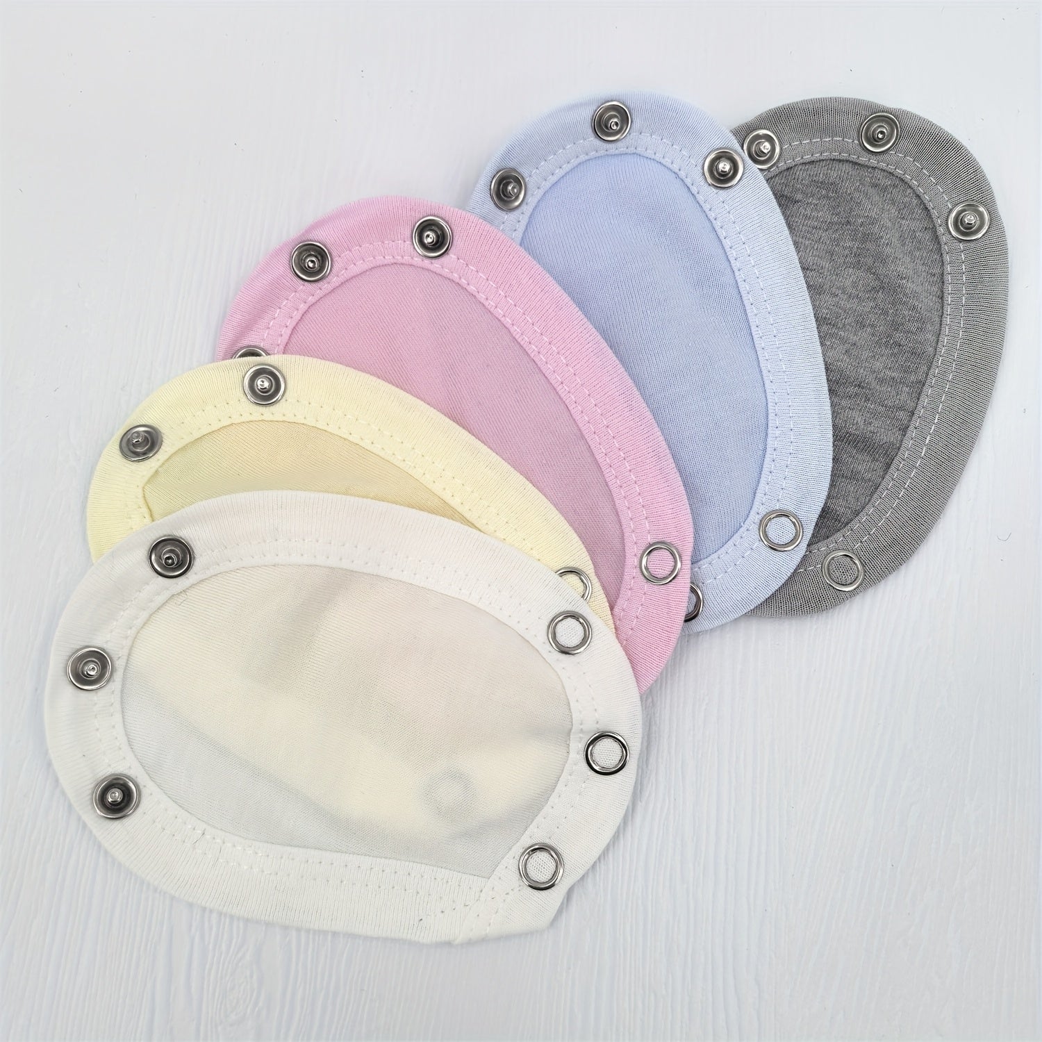 Baby Romper Extension Pieces 3 Pack 5 Pack for Small Babies Polyester White Yellow Blue Pink