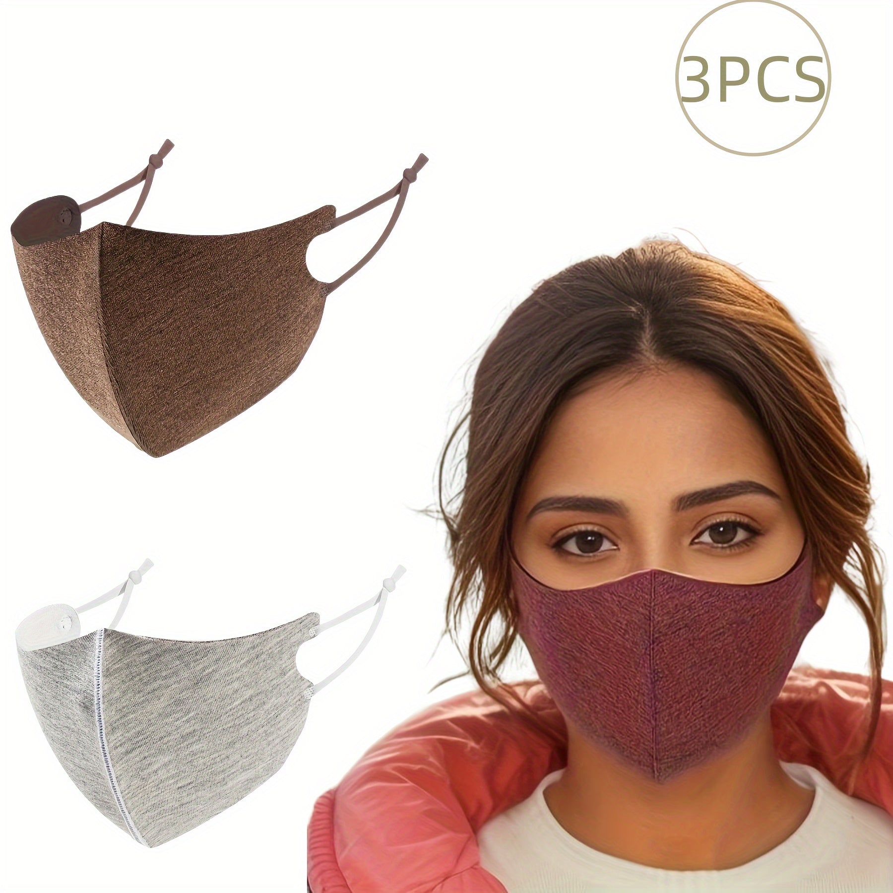 Women's Breathable Reusable Sports Face Mask Lightweight Athletic Mask