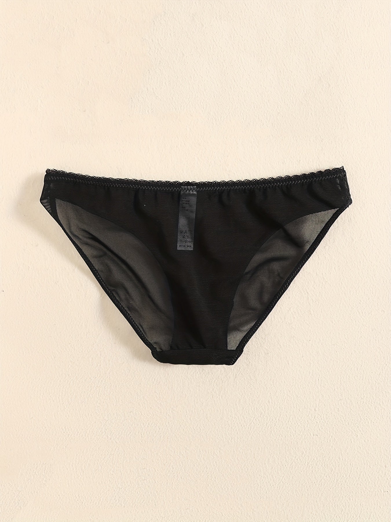 Women's Lingerie Set Mesh Lace Plus Size Nylon Spandex Thin Cups Hand Washable