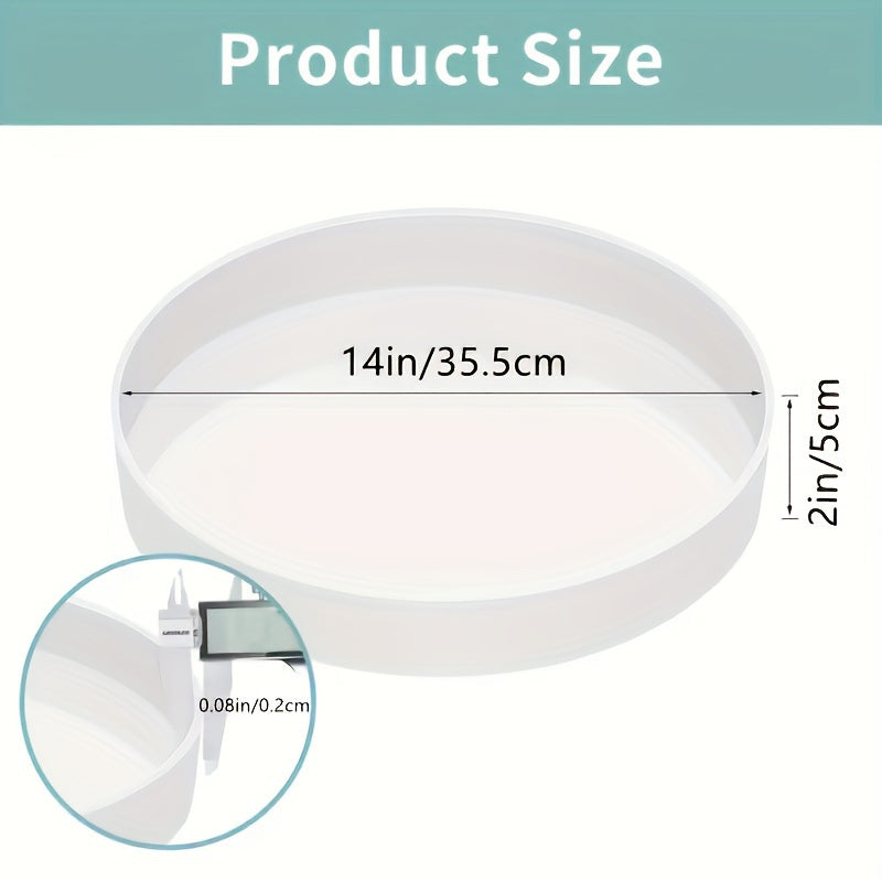 Large Resin Casting Molds 14 Inch Round Silicone for Epoxy Art and Crafts