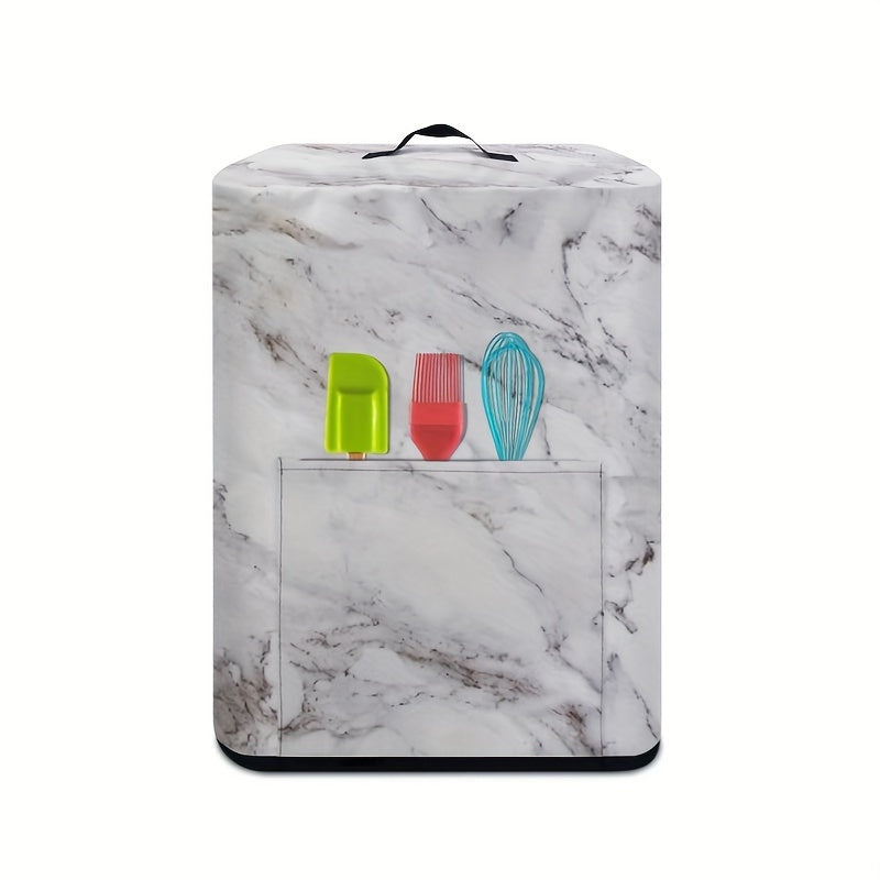 Waterproof Marble Textured Handle Cover for Air Fryer and Electric Appliances