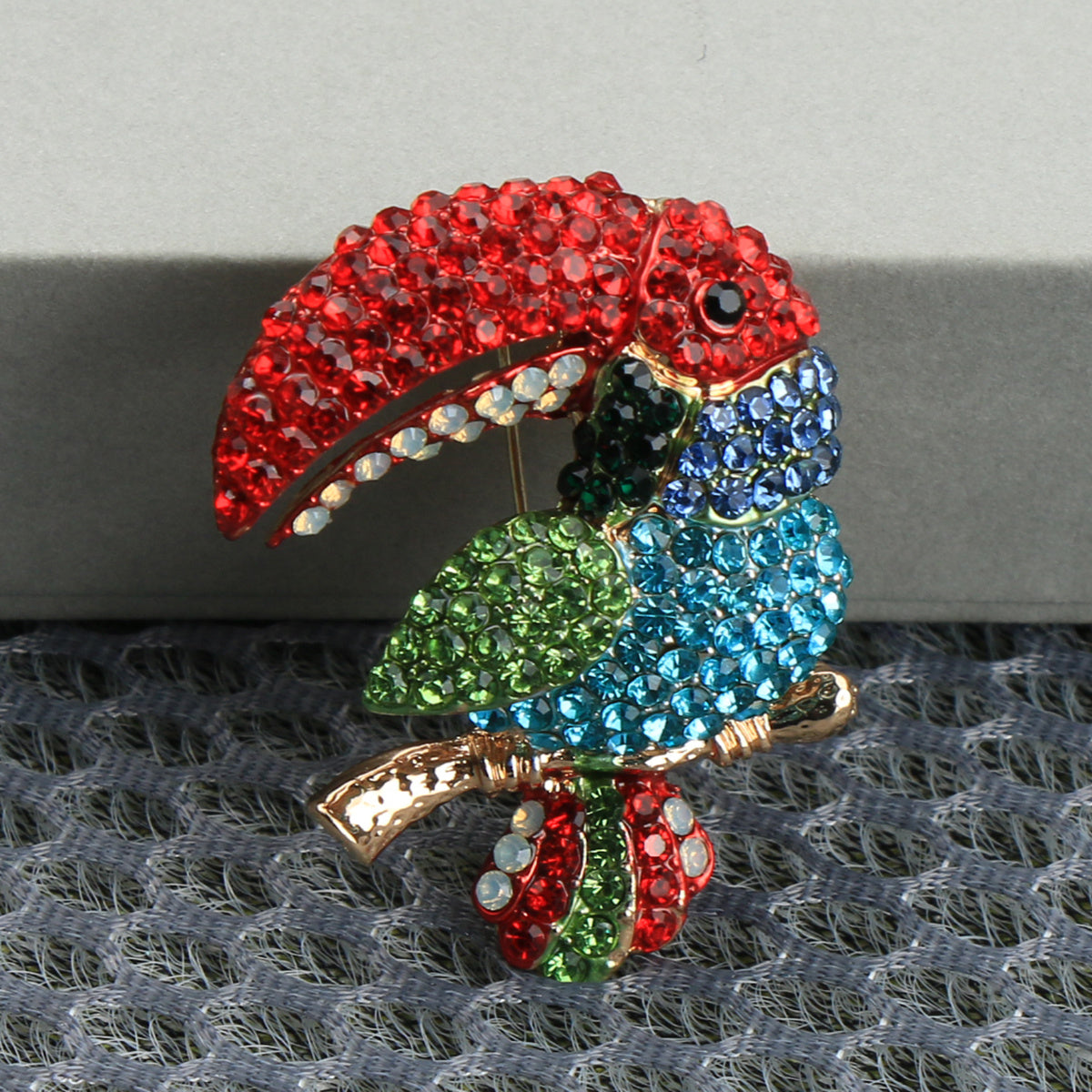 Rhinestone Brooch Pin for Jackets Suits Dresses Stylish Party Accessory