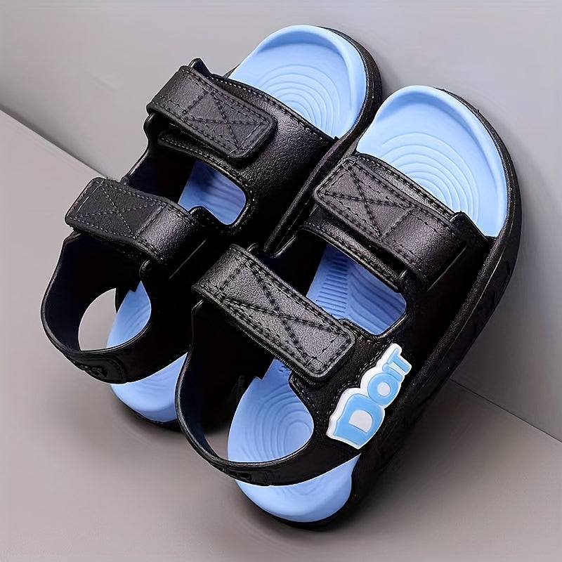 Детские мультяшные сандалии дышащие прочные легкие на резиновой подошве ПВХ для улицы и пляжа