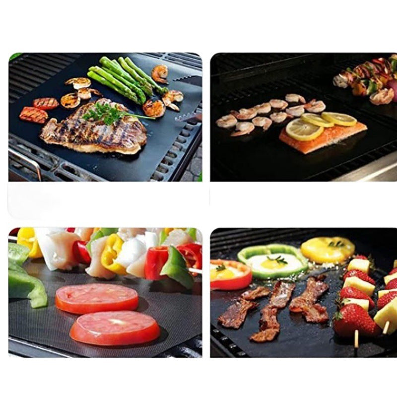 Durable Oven Liner Grill Mat Non-Stick Baking and Roasting Pad for Food Safety