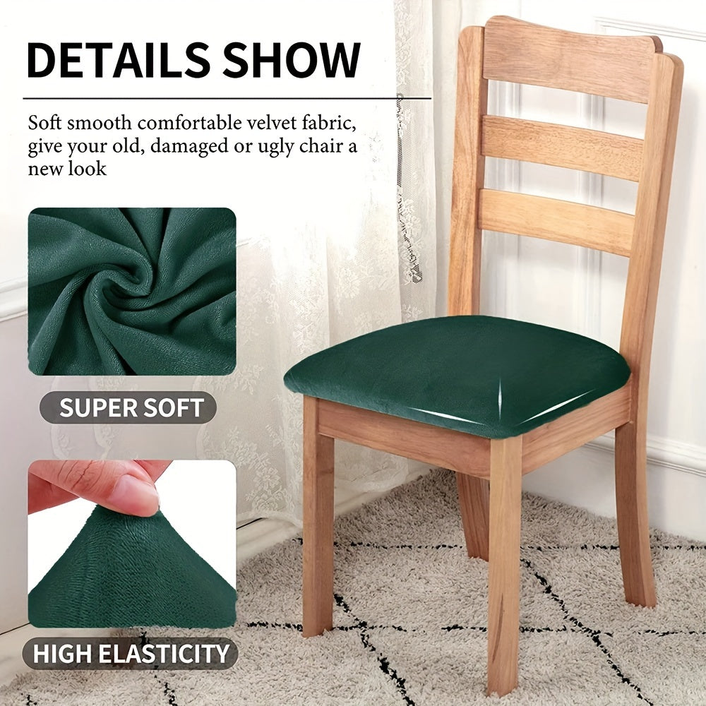 Розовая бархатная накидка на кресло для вращающихся и офисных кресел Современный домашний декор