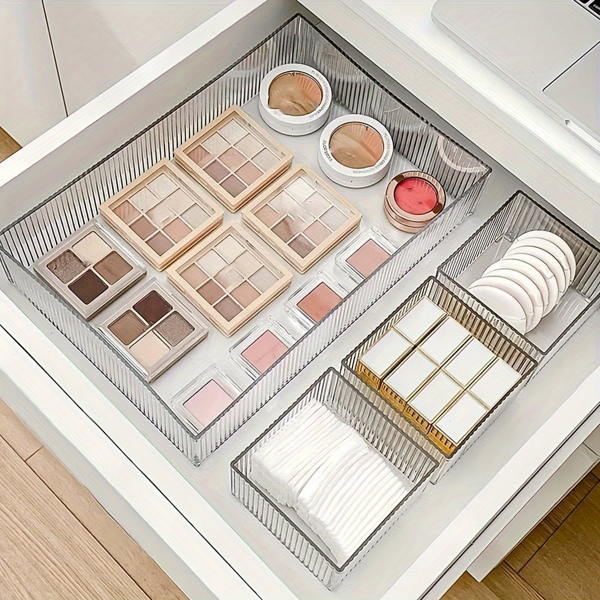 Acrylic Cosmetic Storage Box with Transparent Drawers for Makeup and Skincare Organizer