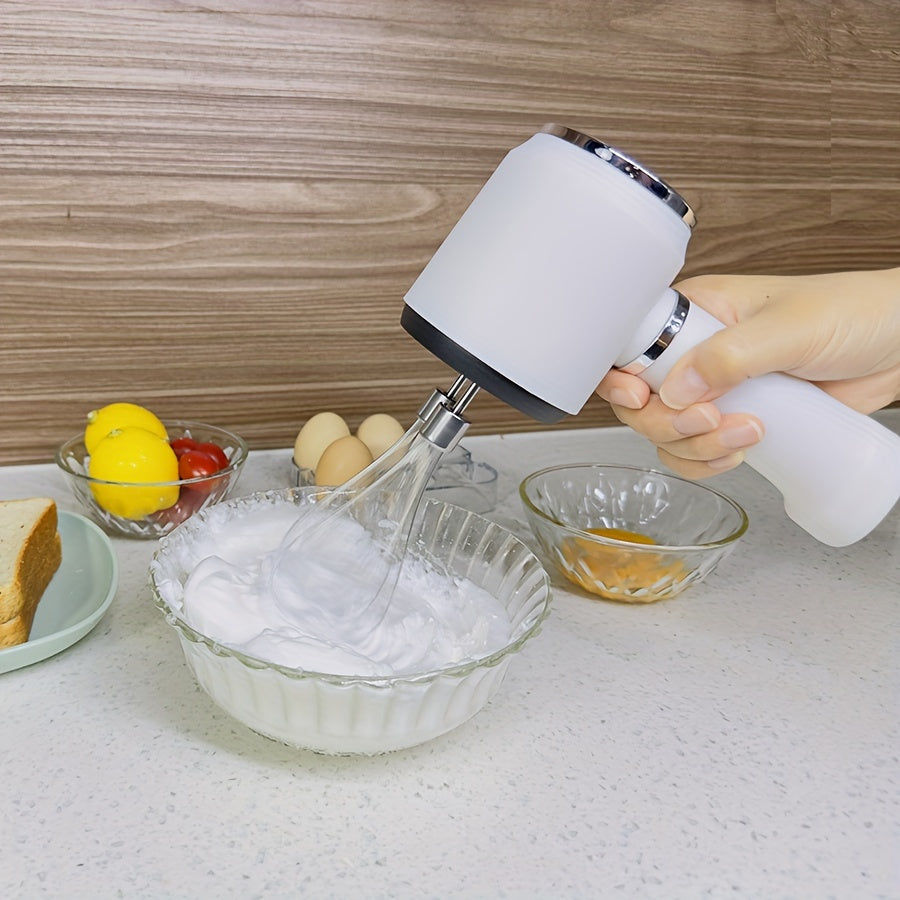 Electric Egg Beater Stainless Steel Hand Mixer with Turbo Mode