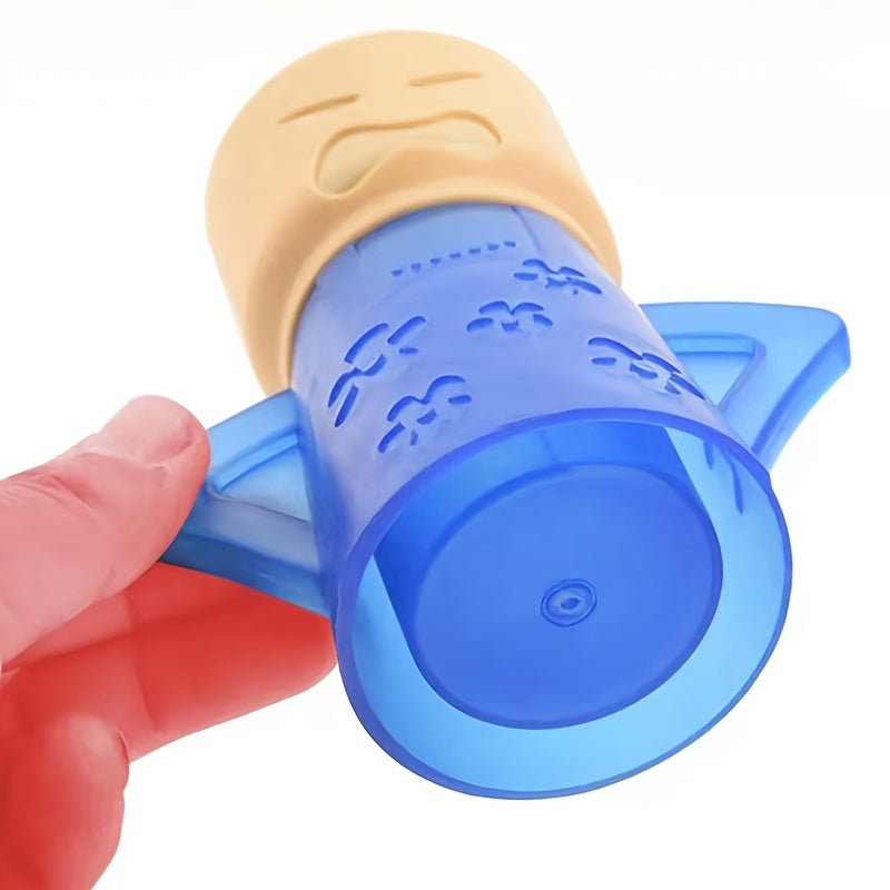 Microwave Cleaner Spray with Angry Mom Design for Grease and Stain Removal from Plastic Surfaces