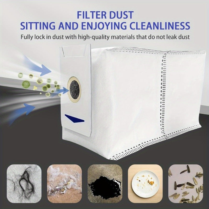 Replacement Dust Bags for Cordless Vacuum Cleaners 12 Pack High-Efficiency Cloth