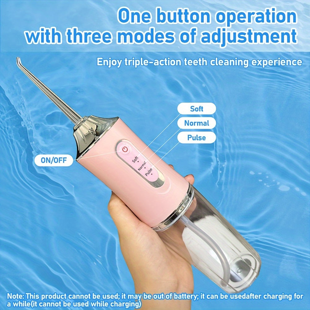 Cordless Water Flosser Oral Irrigator for Deep Teeth and Gum Cleaning