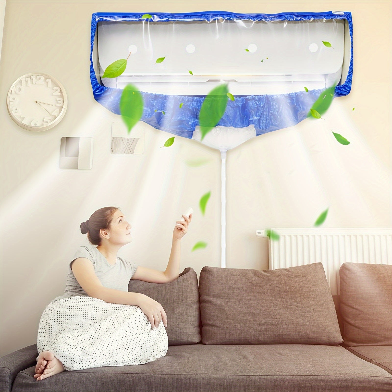 Set Of Four Air Conditioner Cleaning Tools 95cm And 130cm With Dust Remover