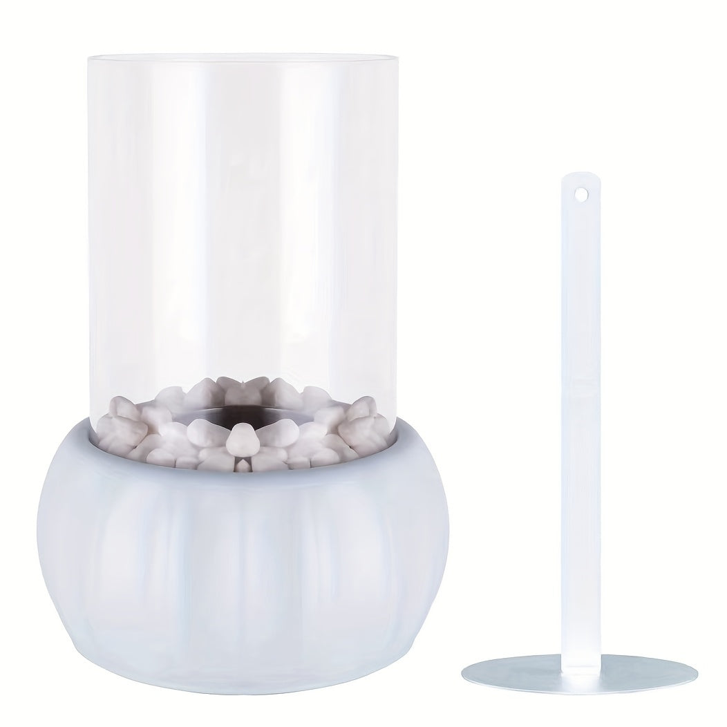 Pumpkin-Shaped Alcohol Fireplace for Indoor Outdoor Use Cozy Christmas Valentine