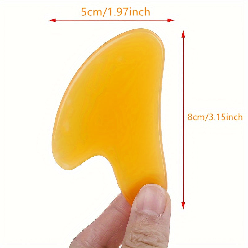 Resin Gua Sha Facial Massage Tool for Face and Eye Care Manual Spa Therapy