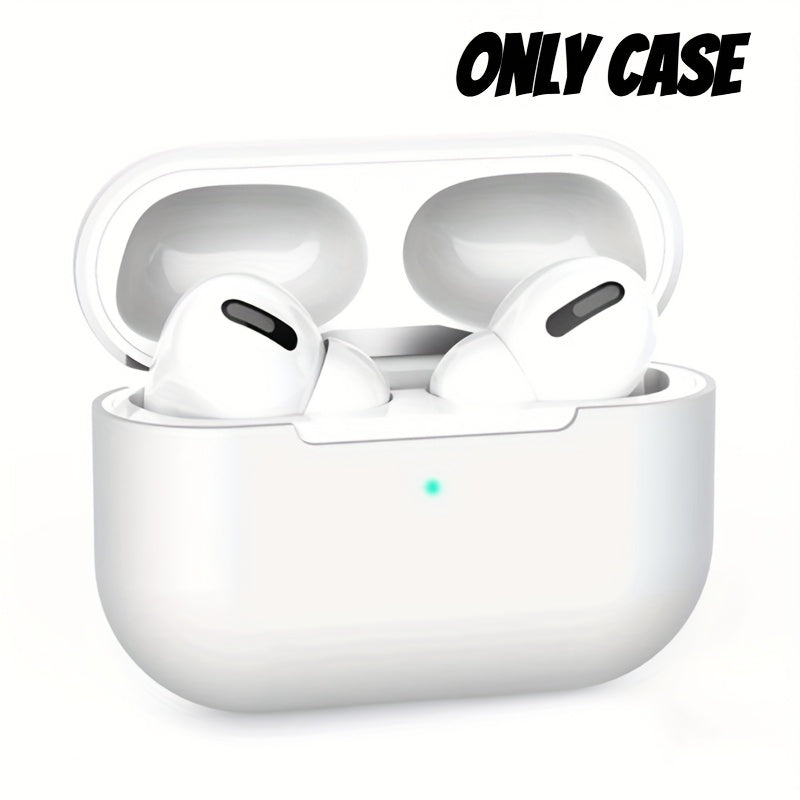 Ultra Thin Liquid Silicone AirPods Case for 1/2/Pro Shockproof Scratchproof Sweatproof White Black