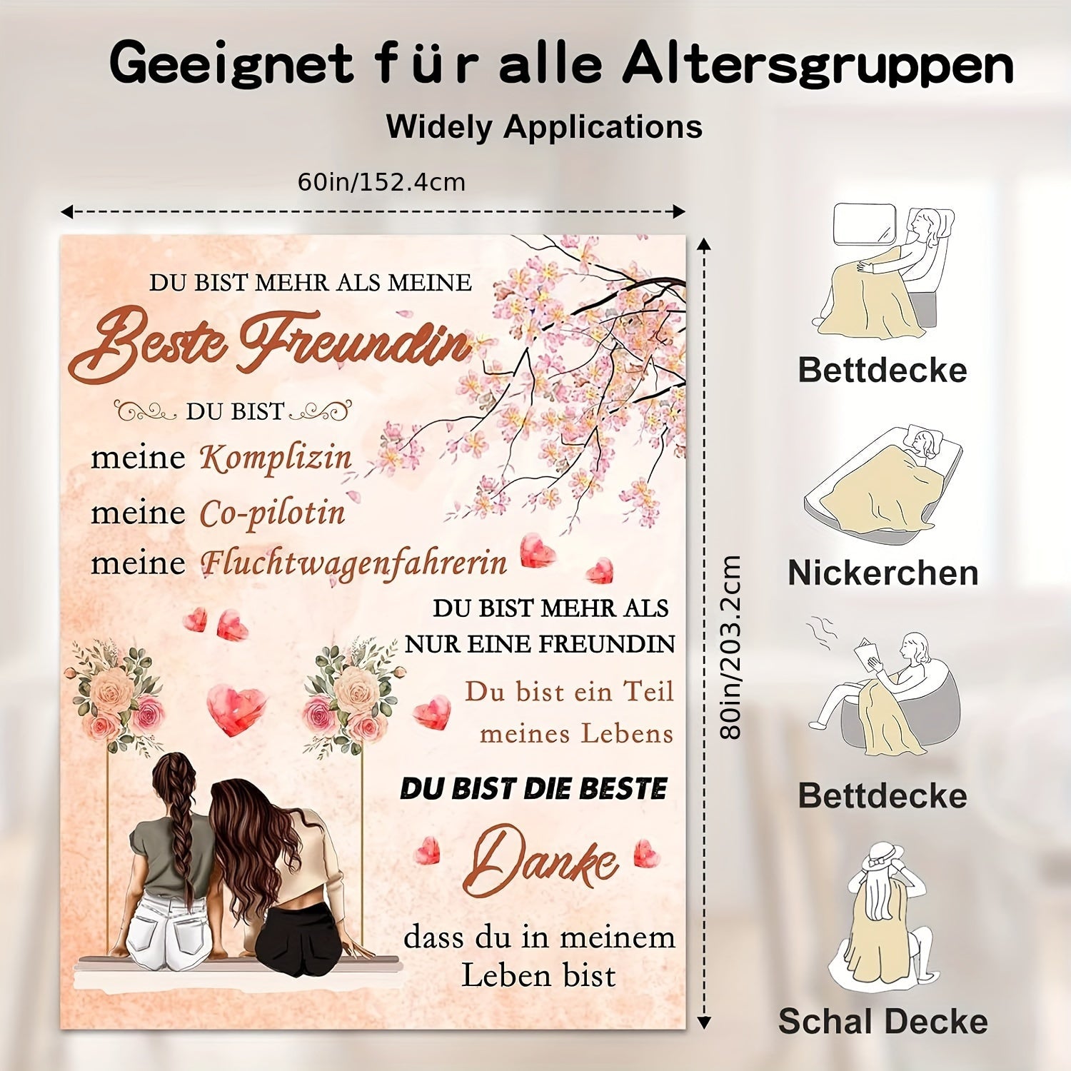 Cozy Flannel Throw Blanket for All-Season Warmth and Comfort