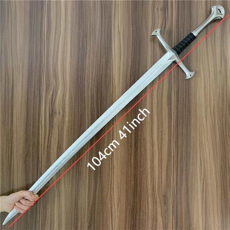104.14 cm Hobbit Long Sword Role-Playing Weapon Polyurethane Silver Grey