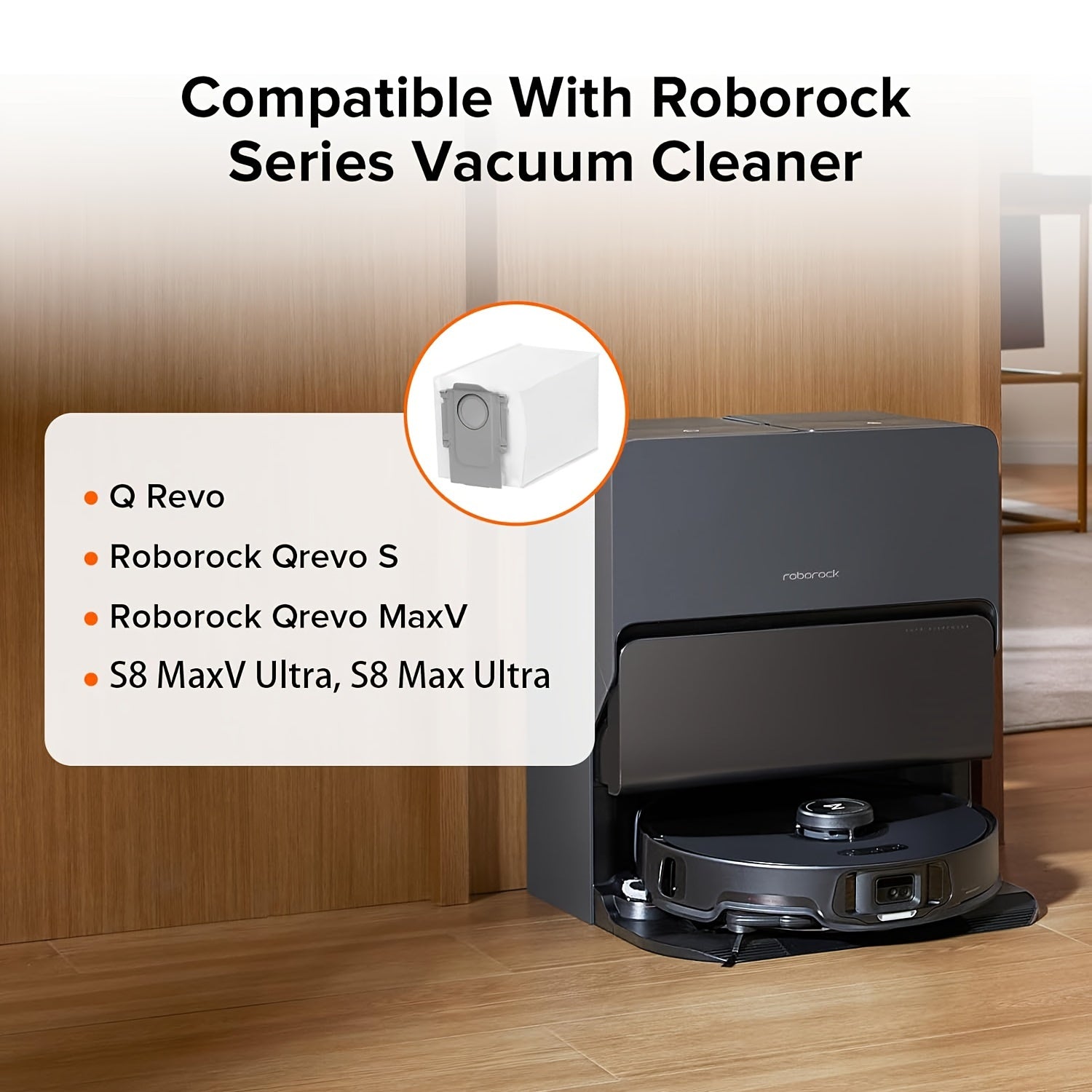 27-to'plam vakuum tozalash uchun almashtirish qismlari, Roborock S8 Maxv Ultra uchun, shu jumladan cho'tkalar, filtrlashlar, artib qog'ozlar, chang qutilari